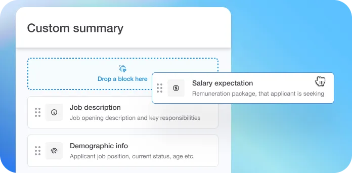 Customizable reports & documents